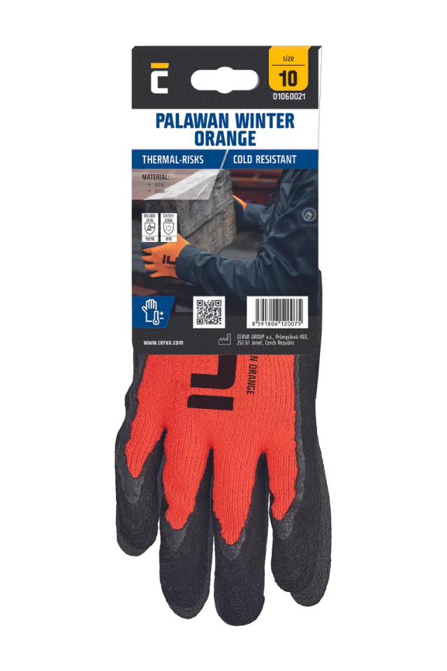 Cerva PALAWAN WINTER HV ORANGE, 6 paria
