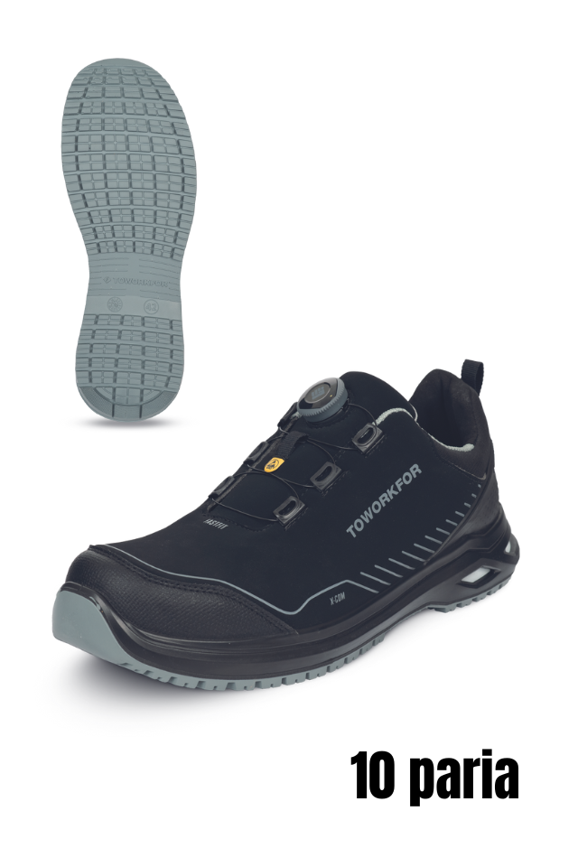 X-506 S3 ESD SRC Low Black -Rullakenkä, 10paria
