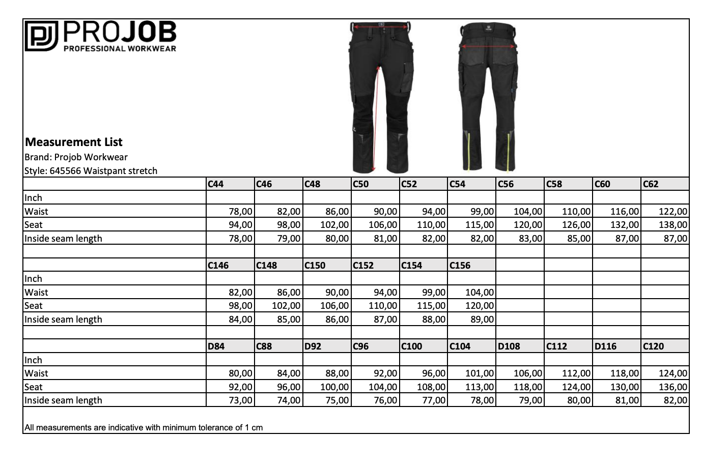 Projob 5566 STRETCH HOUSUT - Image 5